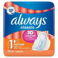 Always Classic 10ks Normal | Zdravotnické potřeby - Dámská intimní hygiena